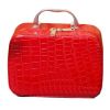 Sewing Kit Red PU Case 10 Colors Thread Spools for DIY Beginners Emergency Travel and Home