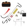 26Pcs Portable Automotive Tool Kit, Stainless Steel 5th Wheel Pin Puller with 59 Inch J-Hook and Pull Hook