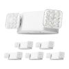 6 Pack Emergency Lights for Business, with Battery Backup, Commercial LED Emergency Exit Lighting Fixtures, AC 120/277V