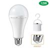 E27 Emergency Bulbs Rechargeable LED Light with Battery Backup LED Bulb 12W(tk/temu self-pickup orders)