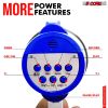 5 Core Megaphone 30W Bull Horn PA Speaker w 800 Yards Range USB Loud Siren Voice Amplifier Portable