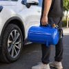5 Gallon Portable Air Tank Lightweight Air Compressor Tank w/Gauge Safety Valve 47in Hose for Air Tools Blue