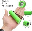 30-Pack Small Mini Flashlight Set, 5 Colors, 9-LED Handheld Flashlight with Lanyard