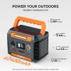 300W Power Station &100W Foldable Solar Panel, Li-Ion Battery Bank With AC/USB/DC Outputs