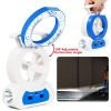 Desk Cooling Fan w/180°Adjustable LED Lamp Baby Stroller Fan Emergency Flashlight Torch for Household Camping Traveling