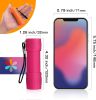9-LED Flashlight 6-Pack Impact Handheld Torch Assorted Colors with Lanyard 3AAA Battery Included (Hurricane Supplies, Camping, Hiking, Emergency