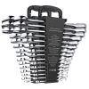 Combination Wrench Set, 30-Piece Ratcheting Wrench Set with Organizer Rack, Cr-V Steel Wrench Set SAE 1/4" to 1", Metric 8 mm to 24 mm