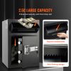 2.5 Cub Depository Safe, Deposit Safe with Drop Slot, Electronic Code Lock and 2 Emergency Keys