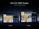 Latest upgrade in 2025, car GPS navigator, 9-inch navigation system, lifetime map updates, real-time voice assistant broadcasting