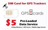 GPS cards works for Coban GPS-303F with emergency alarms & Nationwide Vehicle Tracking