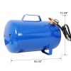5 Gallon Portable Air Tank Lightweight Air Compressor Tank w/Gauge Safety Valve 47in Hose for Air Tools Blue