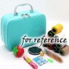 Sewing Kit Sewing Supplies with Blue PU Case 10 Colors Thread Spools for DIY Beginners Emergency Travel and Home