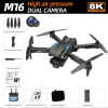 M16 -M17Professional Drone with HD Dual Cameras (Front + Bottom Lens) | HD Display Screen, Wi-Fi APP Real-Time Transmission and Control