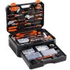330pcs Hand Tool Set, Professional Grade, Organized Storage Case, Black-Red or Black-Yellow for Garage, Workshop& Emergency