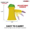 5Core Megaphone 15W Bull Horn Kids PA Speaker w 400 Yards Range Siren Lightweight Loud Mini Megafono