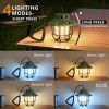 1200 Lumens Camping Lantern, Rechargeable LED Tent Light with 4 Light Modes, USB Portable Outdoor Flashlight for Camping, Hiking, Emergencies