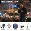 5 Core Megaphone 50W Bluetooth Rechargeable Portable Bullhorn 1100 Yards w Siren